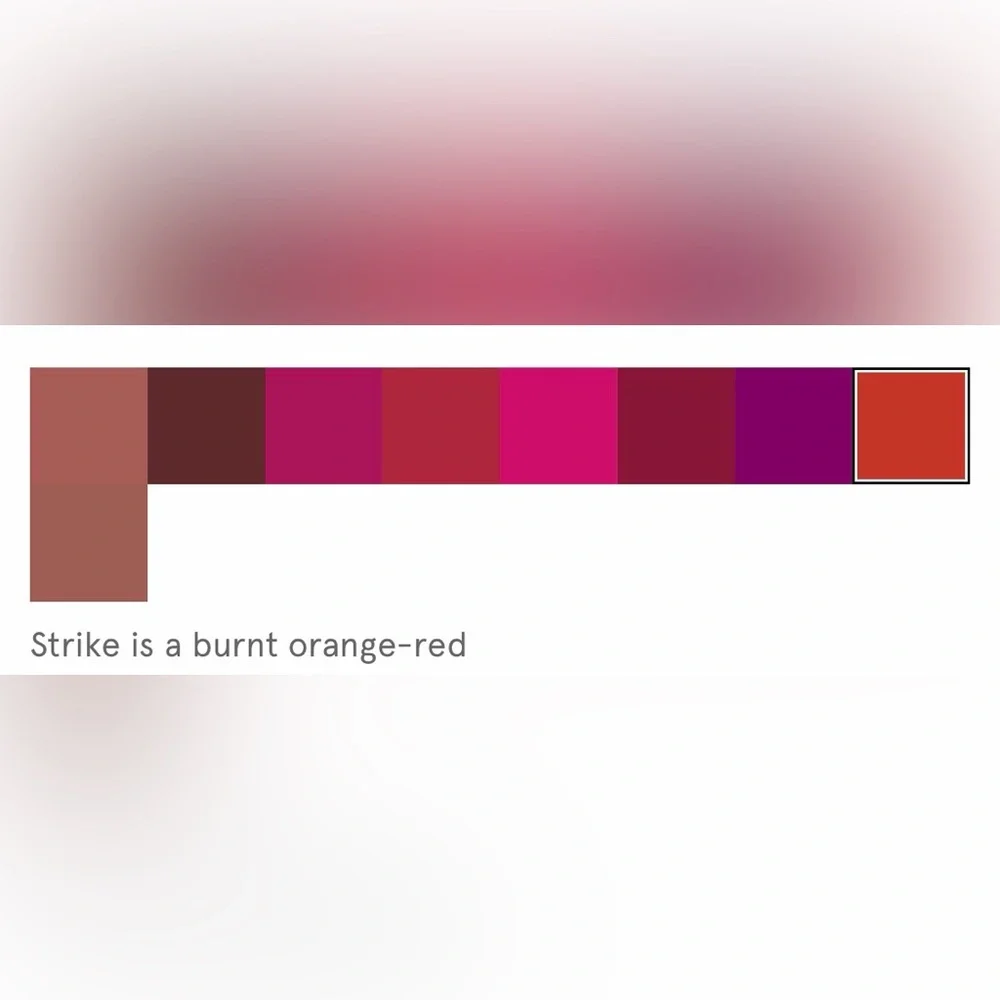 Glossier Strike Burnt-Orange G-suite Lip Creme NIB